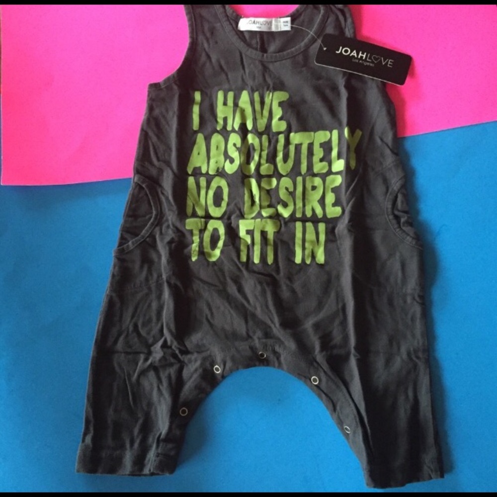 COPY - NWT Joah Loves Los Angeles  baby romper